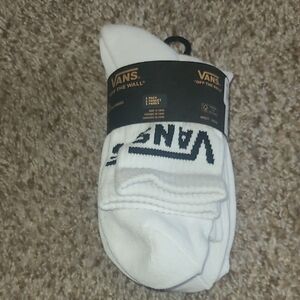 Vans White Ankle Socks